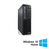 Ремонтиран компютър Lenovo ThinkCentre M82 SFF, Intel Core i5-3470 3.20GHz, 4GB DDR3, 250GB SATA + Windows 10 Home