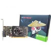 Nuova scheda video PCWinMax GeForce GT 710, 2GB GDDR3, HDMI, VGA, raffreddamento attivo, staffa a basso/alto profilo.
