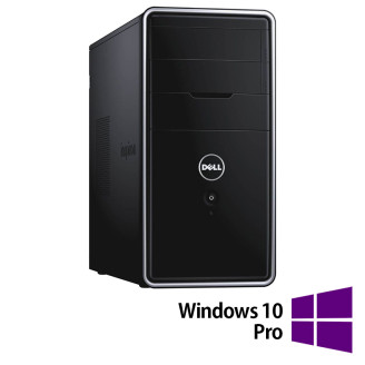 Számítógépen felújított Dell Inspiron 3847 Tower, Intel Core i3-4130 3,40 GHz, 8 GB DDR3, 500 GB SATA, DVD-RW + Windows 10 Pro