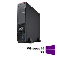 Renoveret computer Fujitsu Celsius J580 SFF, Intel Core i3-8100 3.60GHz, 8GB DDR4, 256GB SSD + Windows 10 Pro