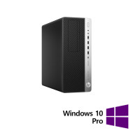 Számítógépen felújított HP EliteDesk 800 G3 torony, Intel Core i3-6100 3,70 GHz, 8 GB DDR4, 256 GB SSD, DVD-ROM + Windows 10 Pro