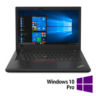 Portátil reacondicionado LENOVO ThinkPad T480,Intel Core i5-8250U 1,60 - 3,40 GHz, 8 GB DDR4, 256 GB SSD, 14 pulgadas Full HD, cámara web + Windows 10 Pro