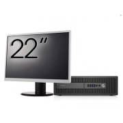 Repasovaný počítačový balíček HP ProDesk 600 G2 SFF, Intel Core i7-6700 3,40 GHz, 8 GB DDR4, 256 GB SSD + 22palcový monitor + Windows 10 Pro