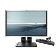 Μεταχειρισμένη οθόνη HP LA2205wg, LCD 22 ιντσών, 1680 x 1050, VGA, DVI, θύρα οθόνης, USB + SoundBar H-108