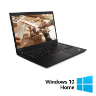 LENOVO ThinkPad T490 felújított laptop, Intel Core i5-8265U 1.60 - 3.90GHz, 16GB DDR4, 256GB SSD, 14 hüvelykes Full HD, Webkamera + Windows 10 Home