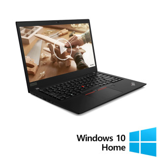 Renoveeritud sülearvuti LENOVO ThinkPad T490, Intel Core i5-8265U 1,60–3,90 GHz, 16 GB DDR4, 256 GB SSD, 14 tolli Full HD, veebikaamera + Windows 10 Home