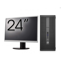 Refurbished HP 800 G2 Tower Computer Package,Intel Core i5-6500 3.20GHz, 8GB DDR4, 256GBSSD + Monitor 24 Inch +Windows 10 Home