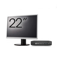 HP EliteDesk 800 G2 Mini PC Refurbished Computer Package, Intel Core i5-6500 3.20-3.60GHz, 8GB DDR4, 256GB SSD + 22 Inch Monitor + Windows 10 Home