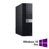 Számítógép felújított DELL OptiPlex 5060 SFF, Intel Core i3-8100 3,60 GHz, 8 GB DDR4, 256 GB SSD + Windows 10 Pro