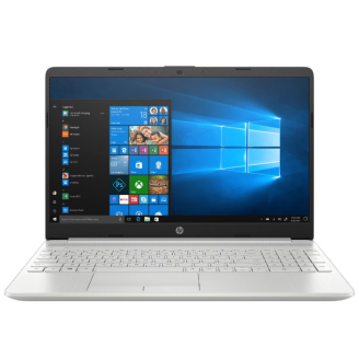 Laptop odnowiony HP 14-DK0357NG, Ryzen 5 3500U 2.10 - 3.70, 8 GB DDR4, 128 GBSSD + 1 TB HDD, kamera internetowa, 14 cali Full HD, srebrny + Windows 10 Pro
