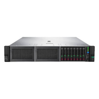 Обновен сървър HP ProLiant DL380 G10, 2 x Intel Xeon Gold 6262 24-ядрен 1.9 - 3.6GHz, 64GB DDR4.2 x 2.4TB HDD SAS/10k, HP P408i-a SR Raid, 8 x Gbit, iLO 5 Advanced, 2 x 500W HS захранвания