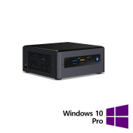 Реновирана Intel Компютър NUC8BEB Mini PC, Intel Core i3-8109U 3.00 - 3.60GHz, 8GB DDR4, 256GB SSD + Windows 10 Pro