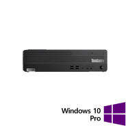 Lenovo ThinkCentre M70s SFF felújított számítógép, Intel Core i3-10100 3.60 - 4.30GHz, 8GB DDR4, 256GB SSD, DVD-ROM + Windows 10 Pro