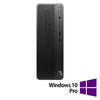 Komputer odnowiony HP 290 G1 SFF, Intel Procesor Core i3-8100 3,60 GHz, 8 GB DDR4, dysk SSD 256 GB, DVD-RW + Windows 10 Pro