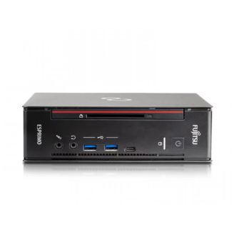 Fujitsu Q958 Mini-PC Generalüberholter Computer, Intel Core i5-9500 3,00 - 4,40 GHz, 8 GB DDR4, 256 GB SSD + Windows 10 Pro
