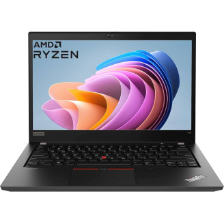 Laptop de segunda mão LENOVO ThinkPad T14 Gen 1, AMD Ryzen 5 Pro 4650U 2.10 - 4.00GHz, 16GB DDR4, 512GB SSD, tela sensível ao toque Full HD de 14 polegadas, webcam, teclado dos EUA