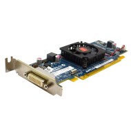 PCI-E video card ATI Radeon 6350 512MB, DMS-59, low profile design + Video cable adapter DMS 59 to 2x DVI