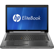 HP EliteBook 8760W Ordinateur portable d'occasion, Intel Core i5-2520M 2.50GHz, AMD FirePro M5950, 8GB DDR3, 256GB SSD, DVD-RW, 17.3 Inch HD+, No Webcam