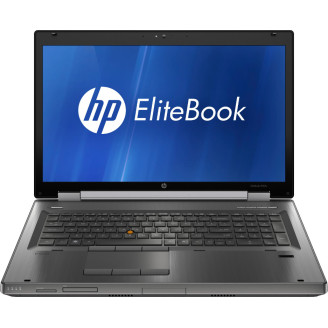 HP EliteBook 8760W Used Laptop, Intel Core i5-2520M 2.50GHz, AMD FirePro M5950, 8GB DDR3, 256GB SSD, DVD-RW, 17.3 Inch HD+, No Webcam