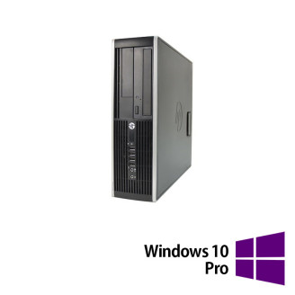 Ordinateur reconditionné HP Elite 8300 SFF, Intel Processeur Core i5-3470 à 3,20 GHz, 8 Go de mémoire DDR3, 256 Go SSD + Windows 10 Pro