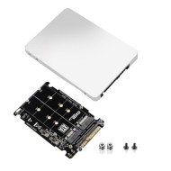 Server Adapter from M.2/2230/2242/2260/2280 to U2, 2in1 NVMe-PCI-e&SATA U.2 SFF-8639