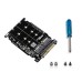 Server Adapter from M.2/2230/2242/2260/2280 to U2, 2in1 NVMe-PCI-e&SATA U.2 SFF-8639
