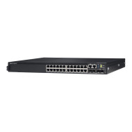 Switch Refurbished Dell EMC N3224T-ON, Layer 3, 24x RJ45 10/100/1000Mb auto-sensing ports, 4x 10G SFP+ ports, 2X 100G QSFP28 ports, 1x 550W AC PSU included