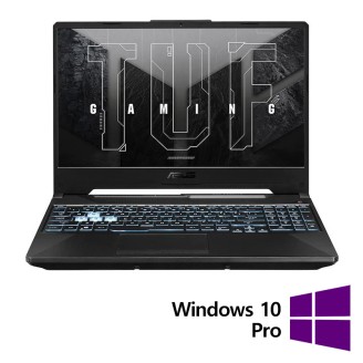 Portátil de segunda mano Asus TUF Gaming F15 FX506HC, Intel Core i5-11400H 2.70 - 4.50GHz, 16GB DDR4, 512GB SSD, GeForce RTX 3050 4GB GDDR6, 15.6 Pulgadas Full HD IPS, Frecuencia de refresco 144Hz, Webcam