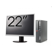 Repasovaný počítačový set LENOVO ThinkCentre M910s SFF, Intel Core i5-6500 3,20 GHz, 8 GB DDR4, 256 GB SSD + 22palcový monitor + Windows 10 Home