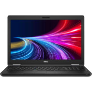Brugt bærbar computer Dell Latitude 5580, Intel Core i7-7820HQ 2,90 - 3,90GHz, 8GB DDR4, 256GB SSD, 15,6 tommer Full HD Touchscreen, Numerisk tastatur, Webcam