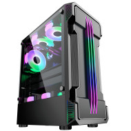 OptimX Pro Gaming X-Silver GT7 Computer, Intel Core i7-9700 3.00 - 4.70GHz, 32GB DDR4, Video Card AMD Radeon RX 580 8GB GDDR5, 1TB SSD