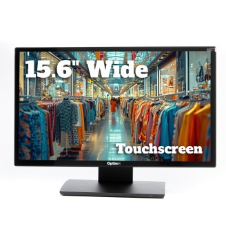 OptimX Pro MY156 Touchscreen POS Monitor, 15.6 inch Wide, VGA, HDMI, USB, VESA