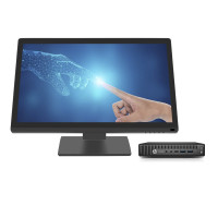 HP 600 G2 Mini PC POS система, Intel Core i5-6500T 2.50 - 3.10GHz, 8GB DDR4, 128GB SSD, Windows 10 Pro + OptimX Pro MY21 сензорен монитор, 21 инча широкоекранен