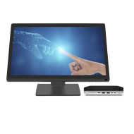 HP 800 G3 Mini PC POS System, Intel Core i7-6700T 2.80 - 3.60GHz, 8GB DDR4, 128GB SSD, Windows 10 Pro + OptimX Pro MY21.5 Touchscreen Monitor, 21.5 Inch Widescreen