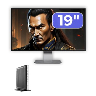 HP T630 Thin Client Used PC Package, AMD GX-420GI 2.00GHz, 8GB DDR4, 32GB SSD Flash + 19