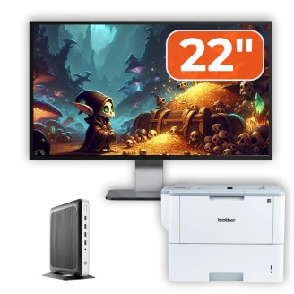 HP T630 Thin Client Secondhand-PC-Gehäuse, AMD GX-420GI 2,00GHz, 8GB DDR4, 32GB SSD Flash + 22