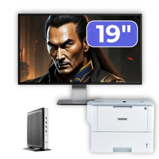 Second Hand HP T630 Thin Client PC Package, AMD GX-420GI 2.00GHz, 8GB DDR4, 32GB SSD Flash + 19