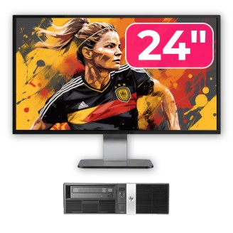 Paquete de Computadora Usada HP Retail System RP5810 SFF, Intel Core i5-4570S 2.90GHz, 8GB DDR3, 128GB SSD, 4 x Puerto Serial, 1 x USB de 24 Voltios, 3 x USB de 12 Voltios + Monitor de 24