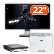 Paket rabljenega računalnika: HP EliteDesk 800 G3 Mini PC, Intel Core i5-6500T 2,50GHz, 8GB DDR4, 256GB SSD + 22