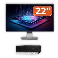 Pakiet używanego komputera HP ProDesk 600 G3 SFF, Intel Core i3-6100 3,70GHz, 8GB DDR4, 256GB SSD, DVD-ROM + 22