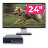 Paquete de ordenador de segunda mano DELL OptiPlex 3070 SFF, Intel Core i3-9100 3,60 - 4,20GHz, 8GB DDR4, 256GB SSD + monitor de 24