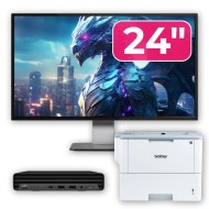 HP ProDesk 400 G6 Mini Used Computer Package, Intel Core i5-10500T 2.30 - 3.80GHz, 8GB DDR4, 256GB SSD + 24