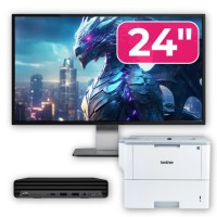 HP ProDesk 400 G6 Mini rabljeni računalni paket, Intel Core i5-10500T 2.30 - 3.80GHz, 8GB DDR4, 256GB SSD + 24