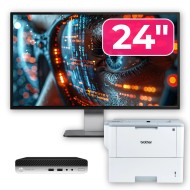 HP ProDesk 400 G4 Mini PC Used Computer Package, Intel Core i5-8500T 2.10 - 3.50GHz, 8GB DDR4, 256GB SSD + 24