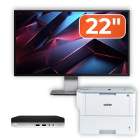 HP ProDesk 400 G4 Mini PC Used Computer Package, Intel Core i5-8500T 2.10 - 3.50GHz, 8GB DDR4, 256GB SSD + 22