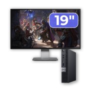 Pacchetto Computer Usato DELL OptiPlex 5060 Mini PC, Intel Core i5-8500T 2.10-3.50GHz, 16GB DDR4, 512GB SSD + Monitor da 19
