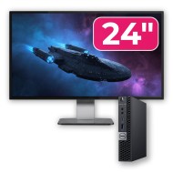 Rabljen mini računalnik DELL OptiPlex 5060, Intel Core i5-8500T 2,10-3,50 GHz, 8 GB DDR4, 256 GB SSD + 24-palčni monitor Rabljen mini računalnik DELL OptiPlex 5060, Intel Core i5-8500T 2,10-3,50 GHz, 8 GB DDR4, 256 GB SSD + 24-palčni monitor