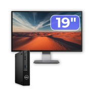 Πακέτο μεταχειρισμένου υπολογιστή DELL OptiPlex 3090 Mini PC, Intel Core i3-10105T 3.00 - 3.90GHz, 8GB DDR4, 256GB SSD + Οθόνη 19