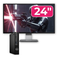 DELL OptiPlex 3090 Mini PC rabljen računalniški paket, Intel Core i3-10105T 3.00 - 3.90GHz, 8GB DDR4, 256GB SSD + 24