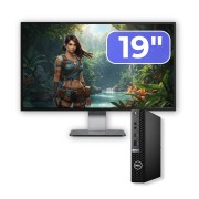 Rabljen računalniški paket DELL OptiPlex 7080 Mini PC, Intel Core i5-10500T 2.30 - 3.80GHz, 8GB DDR4, 256GB SSD + 19